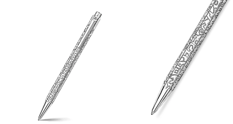 Caran d’Ache Ecridor Keith Haring Ballpoint Pen – Silver 