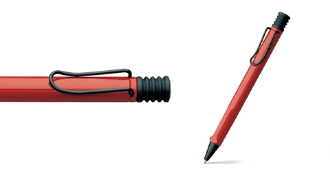 Lamy Safari Ballpoint: Grip on Point