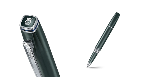 Lapis Bard Verdant Rollerball Pen: Sleek Sage