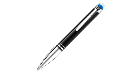 Montblanc Starwalker Doué Ballpoint Pen – Black with Platinum Trims