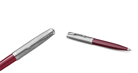  Parker 51 Burgundy Chrome Ballpoint Pen 