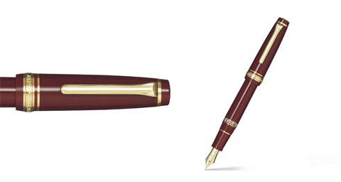  Sailor Professional Gear Realo Fountain Pen – Maroon with Gold Trims