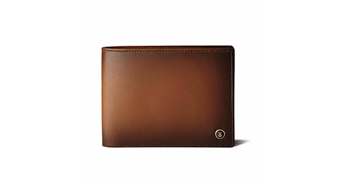 Lapis Bard Ducorium Bi Fold Evening Wallet with Additional Sleeve Cognac.jpg